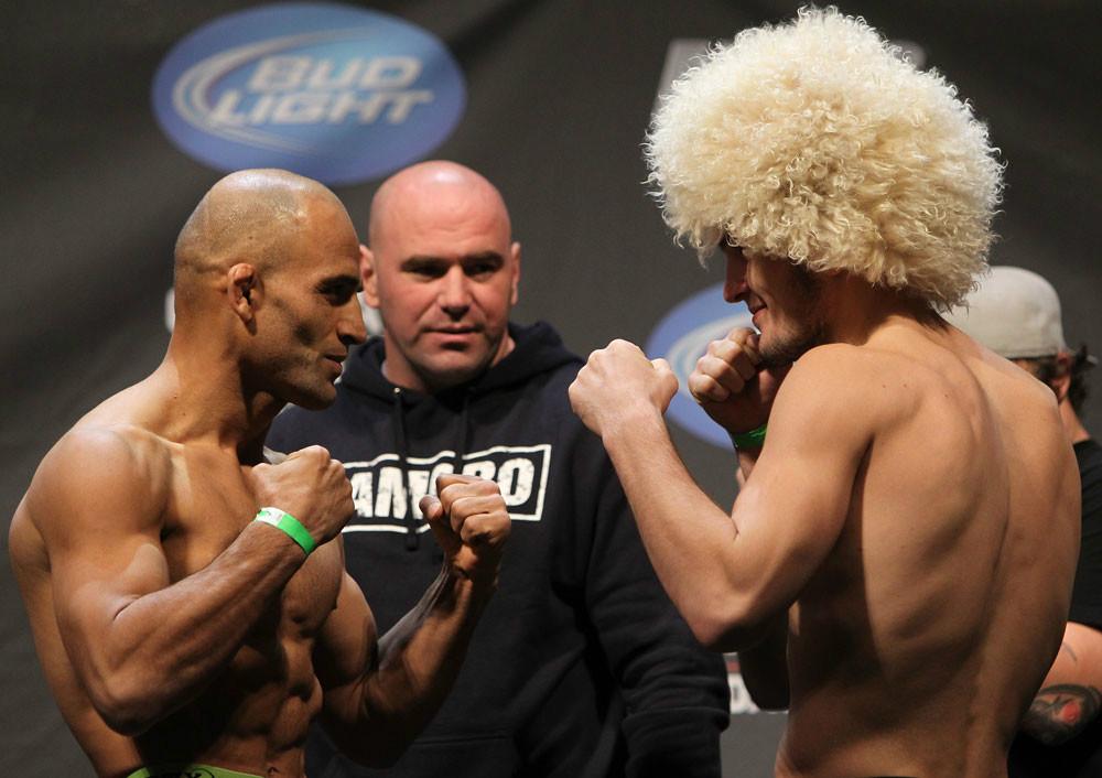 Первый бой Хабиба Нурмагомедова в UFC